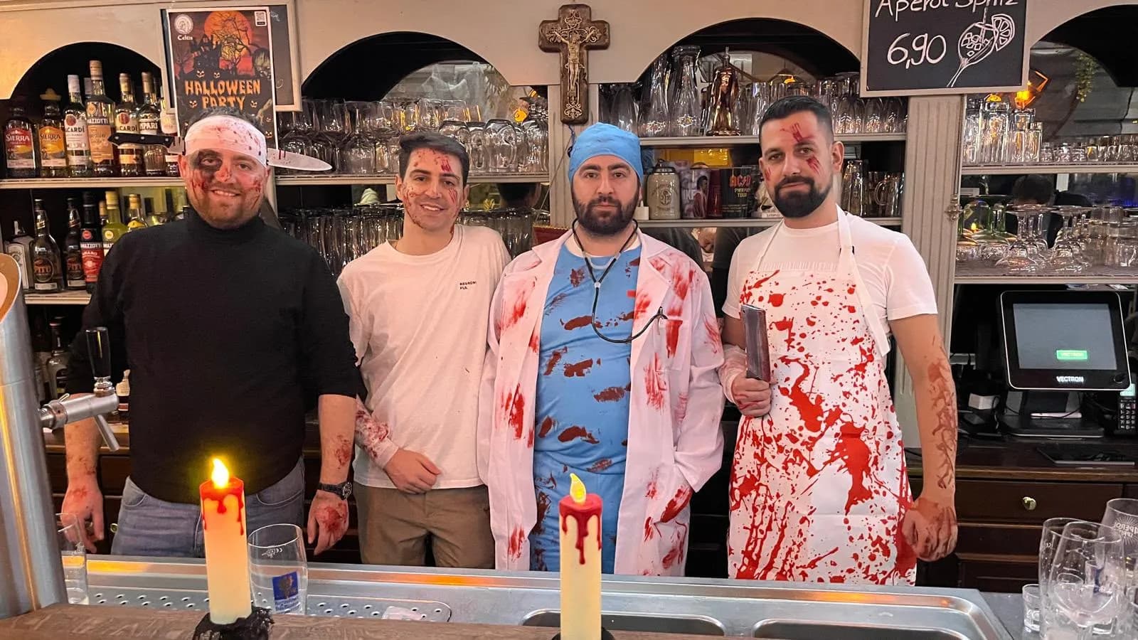 Celtis team at the Halloween party